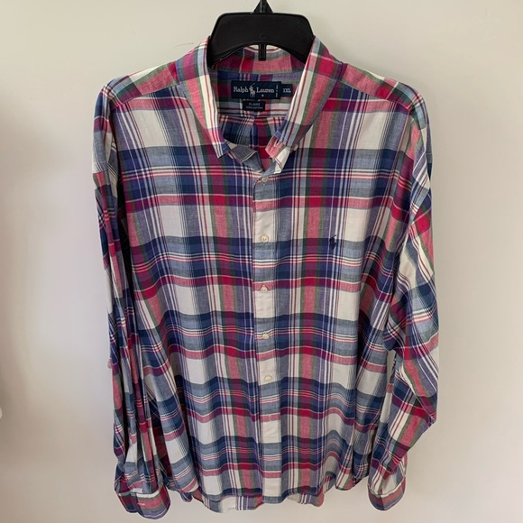 Polo Ralph Lauren Other - Men’s Ralph Lauren Polo Dress shirt Sz XXL Plaid